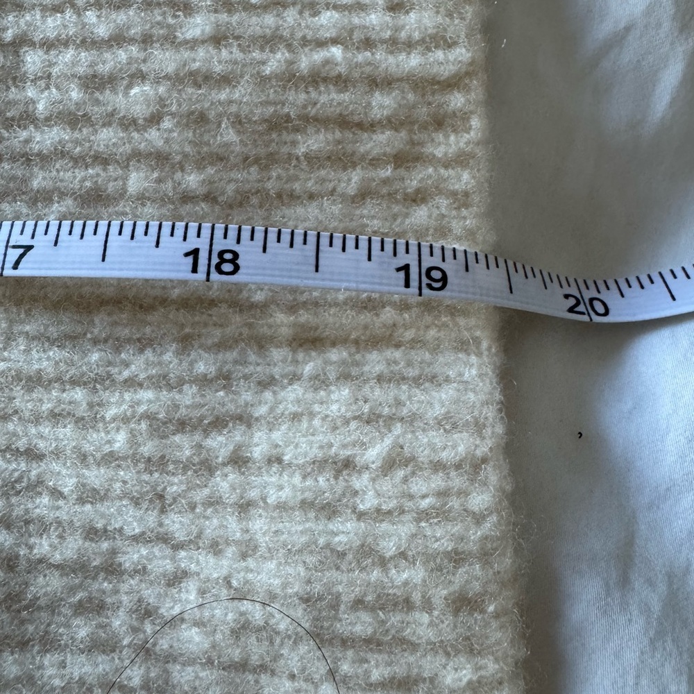 AllSaints Cream Yak & Wool Blend Cowl Neck Sweater - XS - Oversized Aesthetic - Picture 8 of 8